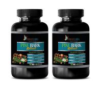 Immune System Support Dietary Supplement - Pine BARK Extract - Premium Complex - Digestion Support Supplement - 2 Bottles 120 Softgels