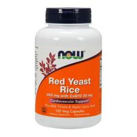 RED YEAST RICE & COQ10 FORMULA, 120 Vcaps by Now Foods (Pack of 8)