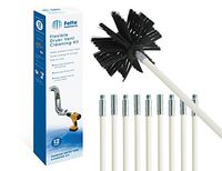Fette Appliance - Flexible Dryer Vent Cleaning Kit, Lint Remover, Extends up to 12 Feet, Synthetic Brush Head, Use with or Without a Power Drill (12 Feet)