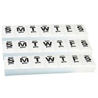 Apex XXL AM/PM Weekly Pill Organizer - 3/case