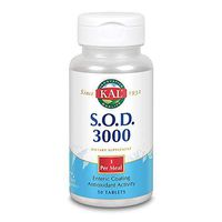 KAL S.O.D. 3000 | Superoxide Dismutase and Catalase | Antioxidant Activity | Enteric Coated for Maximum Assimilation | Lab Verified | 100 Tablets