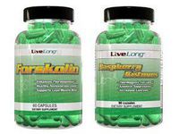 Live Long Nutrition Combo Raspberry ketones and Forskoli