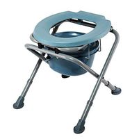 Commode Chair Healthcare Folding Portable Fixed Height Mobile Bedside and Over Toilet Chair Extra-Wide, 396 Lbs Such As The Elderly, Children and Pregnant Women Fauay