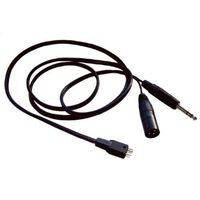 Beyerdynamic K190.40-1.5 Connecting Cable for DT 190-Series Headsets, 3-Pin XLR Male and 1/4-Inch Stereo Jack, 5 Feet