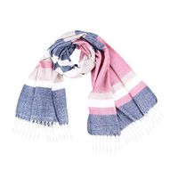 Theoylos Women's Plaid Scarf Tassel Wrap Shawls Ladies Soft Warm Scarves Autumn Winter Lattice Shawl Wraps Pink