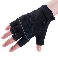 Sports Gloves for Men and Women Spring and Autumn Fashion Breathable Half Finger Fitness Gloves Riding Gloves Mountain Bike Outdoor Sports Equipment (Pair) (Color : Blue, Size : S)