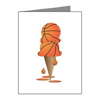 Note Cards (20 Pack) Basketball Ice Cream Cone