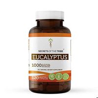Eucalyptus 120 Capsules, 1000 mg, Organic Eucalyptus (Eucalyptus Globulus) Dried Leaf (120 Capsules)