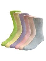 Diabetic Socks 6 PRS Non Binding Won't Limit Circulation Neurological discomfort (9-11, Multicolor)