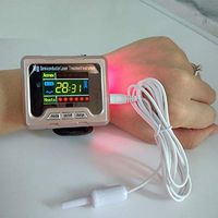 650nm Laser Therapy Wrist Watch Diode LLLT for Diabetes Hypertension Treatment