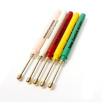 [Set Of 3] Creative Random Colour Spirality Metal Earwax Removal Earpick,3.9"