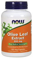 Now Foods, Olive Leaf Extract, 500 mg, 120 Veg Capsules