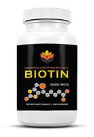 Me First Living Biotin Supplement 10,000 MCG, Vegan, All Natural, Hair Growth, Nail Growth & Strength and Cell Rejuvenation - 120 Capsules