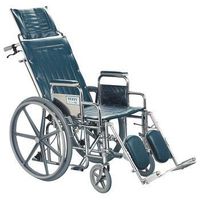Sammons Preston Tuffy Reclining Wheelchair with Swingaway Elevating Legrests (20"W x 18"D )