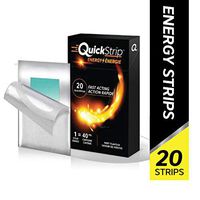 Caffeinated Energy Strips, 80mg Caffeine, Alertness, Focus, Energy Booster & Fresh Breath, Sugar-Free, Mint Flavor, 20-Count