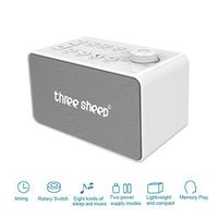 lurui White Noise Machine, Plug in Or Battery Powered (Included) - 8 Classic & Nature Sounds, Baby Sound Machine with Timer, Sleep Therapy Speaker for Sleeping Portable Sleep Sound