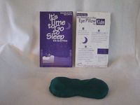 Flax Seed Filled Silk Eye Pillow for Children from Relaxation in a Bag:"It's Time to go to Sleep"