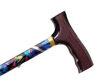 Adjustable Travel Folding Cane With Fritz Handle - Abstract