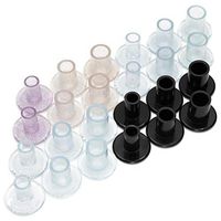 12 Pairs High Heel Protectors Clear Heel Stoppers for Wedding or Outdoor Events