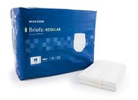 Adult Disposable Brief Diaper, Medium, Moderate Absorbency, Tab Closure - McKesson BRCLMD - Case of 96