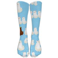Yoigng Crew Socks Funny Alpaca Mens Womens Knee High Tube Dresses Liner Cosplay Stockings