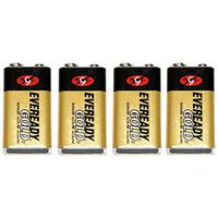 Eveready A522BP-4 Eveready Alkaline General Purpose Battery,Alkaline - 9V DC