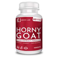 Kronic Labs Horny Goat Weed - Herbal Complex Extract for Men & Women | Ginseng, 100% Maca Root Tongkat Ali Powder of 60 Count (1000mg) Optimum Dosage Capsules | Energy, Stamina, Performance | Made in