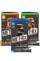 MET-Rx Big 100 Colossal Protein Bars, Healthy Meal Replacement Snack, Super Cookie Crunch, Vanilla Caramel Churro, Crispy Apple Pie Variety, 12 Count