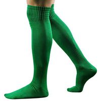 ManxiVoo Fashion Unisex Sport Football Soccer Long Socks Over Knee High Sock Baseball Hockey (Green)