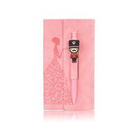 Pocket PU Leather Notebook Journal with Pen Holder,3.9 x 6.69inch