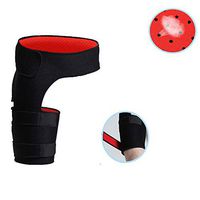 Self Heating Tourmaline No-Slip Adjustable Compression Hip Stabilizer, Groin Brace and Thigh Support