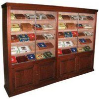Best Humidors - Regal Supreme Cigar 100% Cedar Humidor Cabinet 10' X 7' X 16.75" - Made in USA - FREE SHIPPING