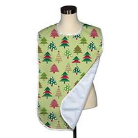Christmas Collection Collection Adult Bib - Covered with Care Assorted Prints Available! (Decorated Christmas Trees)