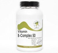 B-Complex 50 Vitamin ~ 200 Capsules - No Additives ~ Naturetition Supplements
