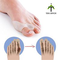 Bunion Corrector - Set of 2 Soft Silicone Gel Bunion Toe Straighteners, Big Toe Separator, Toes Spreaders, for Bunion Pain Relief Crooked Toes, Pressure, and Hallux Bunions