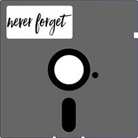 HZ Graphics Never Forget Floppy Disk 5.25" Diskette Nerd Geek Computer 1980S 80S 1990S 90S Retro Video Games Coder Coding Dedsign Vinyl Decal Wall Laptop Bumper Sticker 5"