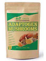 Mushroom Powder Blend Extract Supplement, 100% Pure Fruiting Body, Beta-D-Glucans 30%, 50g