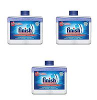 Finish Dual Action Dishwasher Cleaner: Fight Grease & Limescale, Fresh, 8.45oz Pack of 3