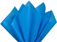 Bright Blue Art DIY Crafts Tissue Paper for Gift Wrapping 15"X20" 5 Sheets