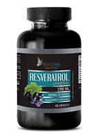 Immune Booster Vitamins - RESVERATROL Complex 1200 MG - Pure and Potent Ingredients - resveratrol Tablets - 1 Bottle 60 Capsules