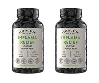 Crystal Star Inflama Relief Herbal Supplements, 60 Count (120)