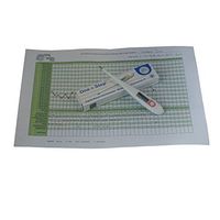 1 x Basal Temperature Thermometer - Fahrenheit - Ovulation Fertility Chart - Accurate to 2 Decimal Places.