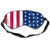 American Flag Bigfoot Sleeping Eye Mask Blindfold Relax Sleep Travel Light Blocking Eye