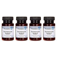 Swanson Saccharomyces Boulardii 5 Billion Cfu 30 Veg Capsules (4 Pack)