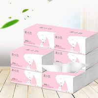 YJYdada 5pc Soft Toilet Paper White Paper Towels Household Three-Layer Paper Towels Soft Skin-Friendly Paper Towels (White)