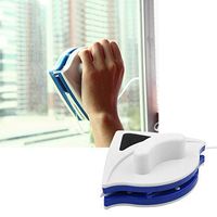 MAGT Glass Window Cleaner, Plastic Double Side Home Window Glass Cleaning Tool with 3-8Mm Thickness