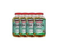 Kirkland Signature Wild Alaskan Fish Oil 1400 mg, 230 Softgels (Pack of 4)