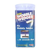 Krowne 29-160 - Wobble Wedges, Hard Clear, 75-Pack