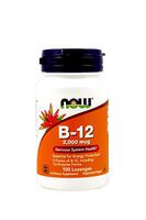 Now Foods B-12 2000mcg, 100-Count (Pack of 2)