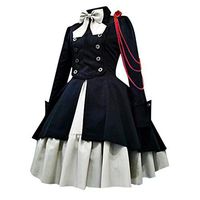 Women's Gothic Dress,Ladies Long Sleeve Vintage Bow Patchwork Swing Plus Size Princess Dress